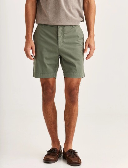 Morris Jeffrey Summer Chino Shorts 7" Khaki green 29