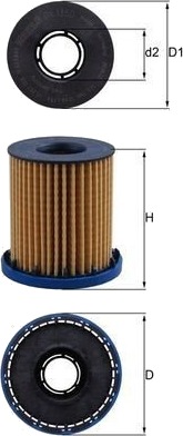 Oljefilter KNECHT OX 1350 Oljefilter KNECHT OX 1350