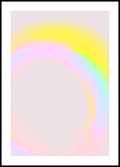 Pastel Aurora Plakat Plakat / 40x50cm