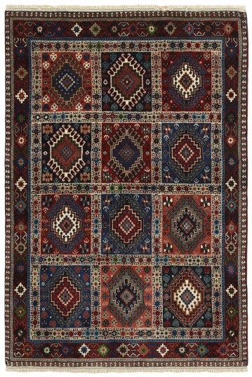 Håndknyttet. Opphav: Persia Yalameh Teppe 100x146