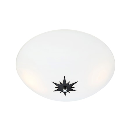 Rose Plafond 35 cm Hvit/Svart Rose Plafond 35 cm Hvit/Svart