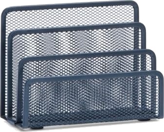 Zeller Document/Magazin Organizer 17X8x13,5Cm Rustfritt Stål Svart