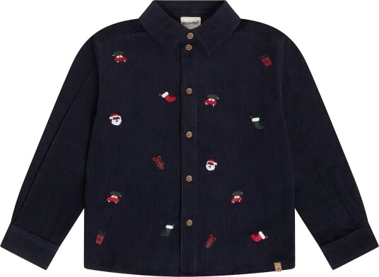 Minymo Shirt Ls Cord PARISIAN NIGHT 128