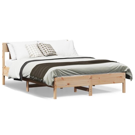  Sengeramme med hodegavl 160x200 cm heltre furu 8721012430495
