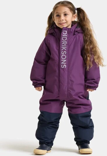 Didriksons Talvi Kids' Coverall Northen Purple Didriksons Talvi Kids' Coverall Northen Purple