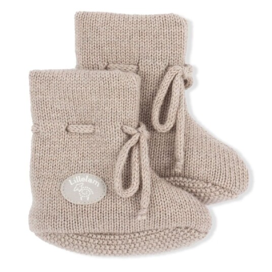 Lillelam Babytøfler Classic Beige 52/56 Lillelam Babytøfler Classic Beige 52/56