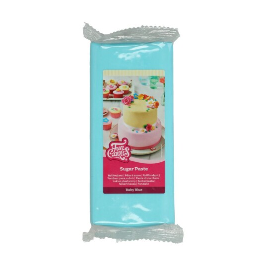Babyblå Fondant Fra Funcakes 1kg Babyblå Fondant Fra Funcakes 1kg