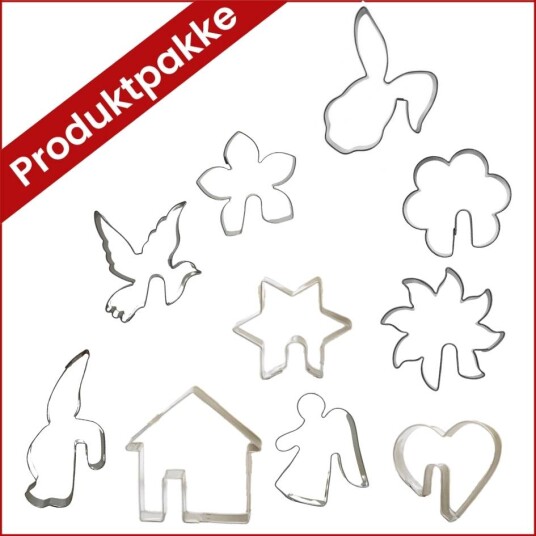 Pepperkakeformer På Kopp Sett/10 