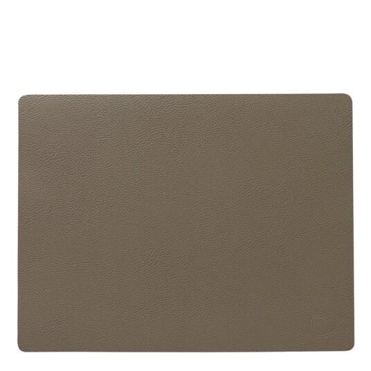 Lind DNA  Leather Serene Square bordbrikke M moss