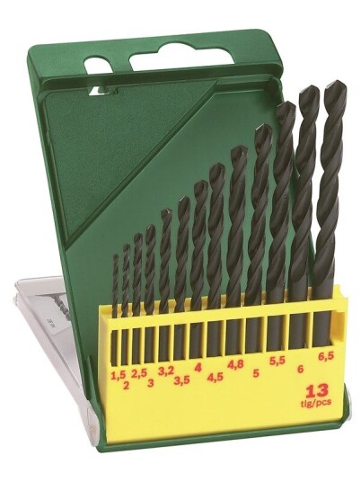Bosch HSS-R Borsett for Metall - 13 Deler, Din 338