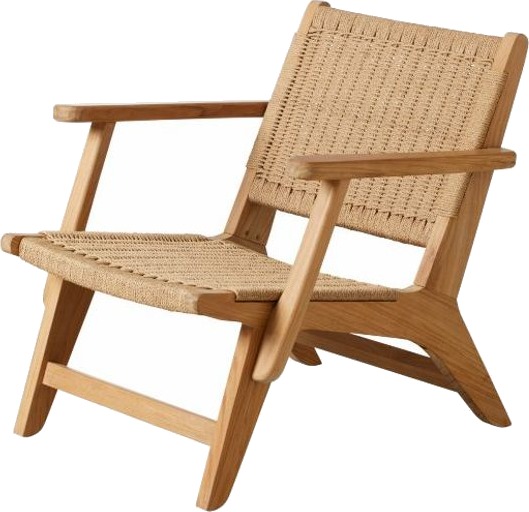 Cinas Eya loungestol Teak/natur Natur Cinas Eya loungestol Teak/natur Natur