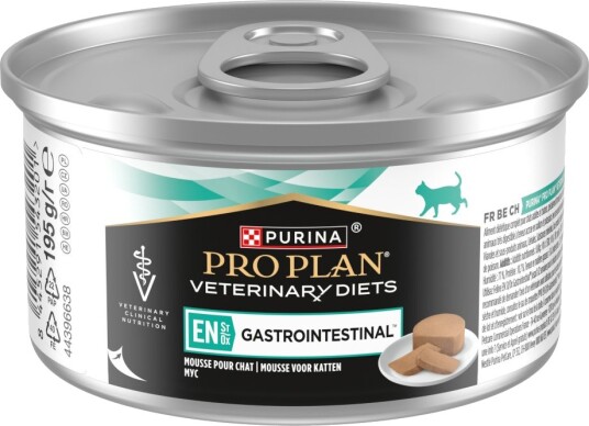 Purina Pro Plan Veterinary Diets Våtfôr Veterinary Diets Feline En St Ox Gastrointestinal Mousse Sparepakke 48 X 195 G