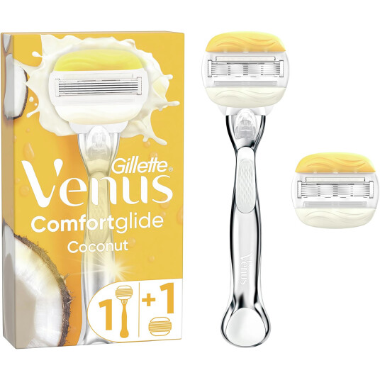 Gillette Venus Comfortglide COCONUT Barberhøvel Ekstra barberblad