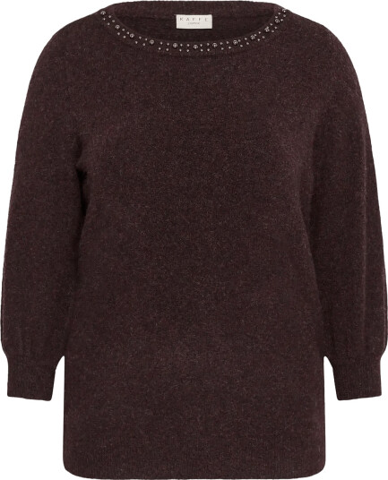 Kaffe Curve Kcselia Pullover Brown L