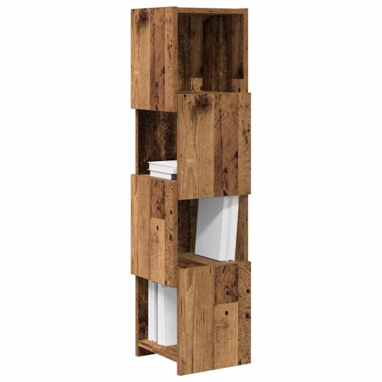  Hjørneskap Hvit 25,5x25x102cm Konstruert tre
