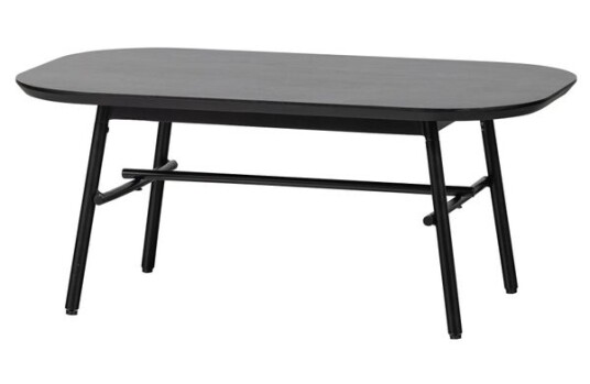 vtwonen Elegance Sofabord, 100x60, Mangotre/Sort Metall vtwonen Elegance Sofabord, 100x60, Mangotre/Sort Metall