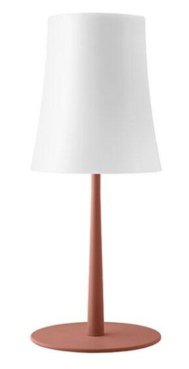 Foscarini BIRDIE EASY Bordlampe Rød & Opal Foscarini BIRDIE EASY Bordlampe Rød & Opal