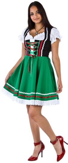 Haus Huberts V.O.F Dirndl Frieda Grønn 38