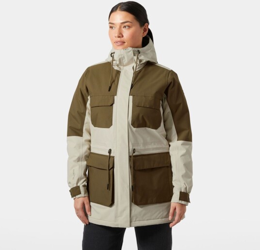 Helly Hansen Escape Insulated Parka Dame Hvit Hvit S
