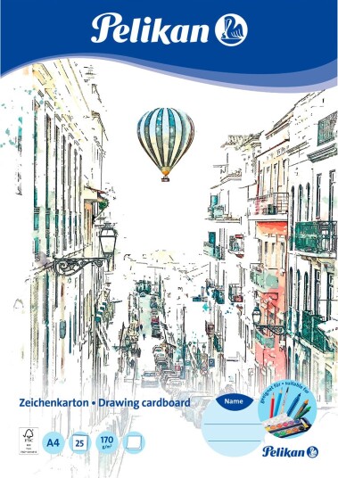 Pelikan Skisseblokk A4 25 Ark