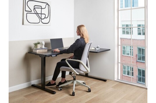 Bina Skrivebord 109x160 cm Svart