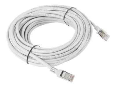 Lanberg Koblingskabel Rj-45 Hann Til Rj-45 Hann 10 M Foliebelagt Uskjermet Tvinnet Kabelpar F/Utp Cat 5E Formstøpt Uten Hindringer Flertrådet Grå Ral 7035