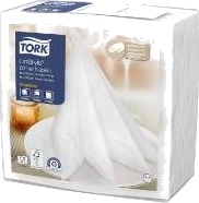 Serviet Tork Linstyle 39X39cm 1/4 Fold Hvid,14 Pk X 50 Stk/Krt