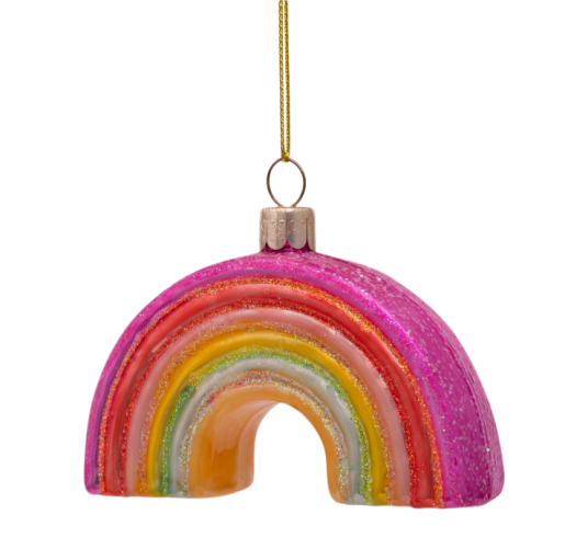 Vondels Glassornament regnbue H6 cm