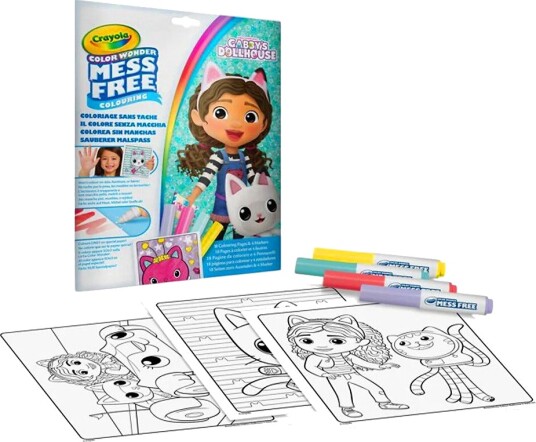Crayola Crayola Color Wonder Gabby"s Dollhouse Multi/patterned ONE SIZE Crayola Crayola Color Wonder Gabby"s Dollhouse Multi/patterned ONE SIZE