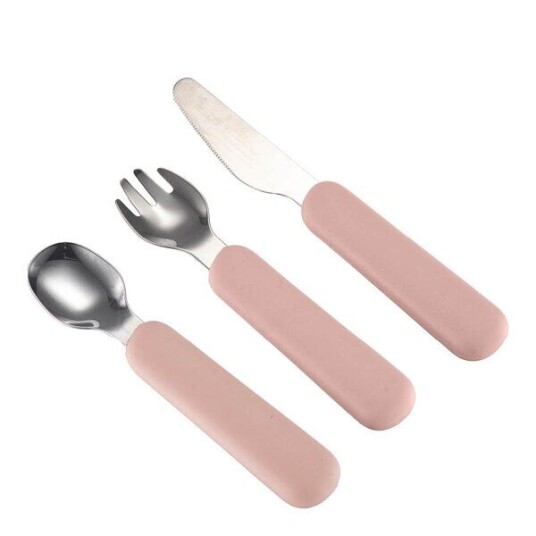 Modern House Chic Kids Barnebestikk 3 Deler Rosa Modern House Chic Kids Barnebestikk 3 Deler Rosa