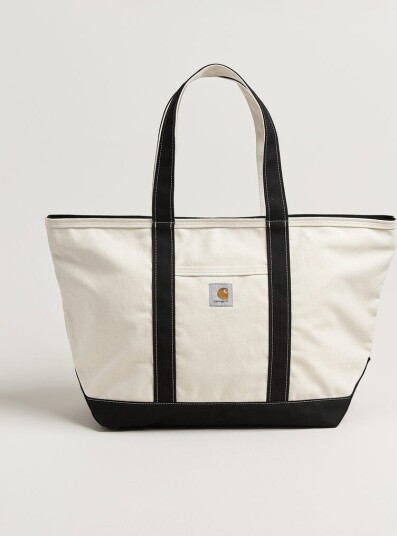 Carhartt WIP Canvas Beach Tote Natural/Black
