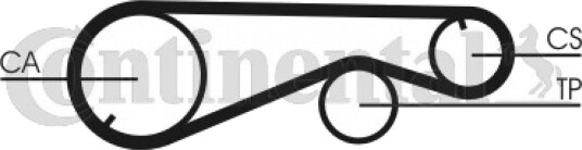Registerrem CONTITECH CT673