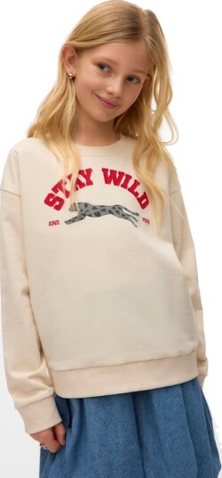 Vero Moda Girl Genser Octavia Leo Oneck Sweat (158/164)