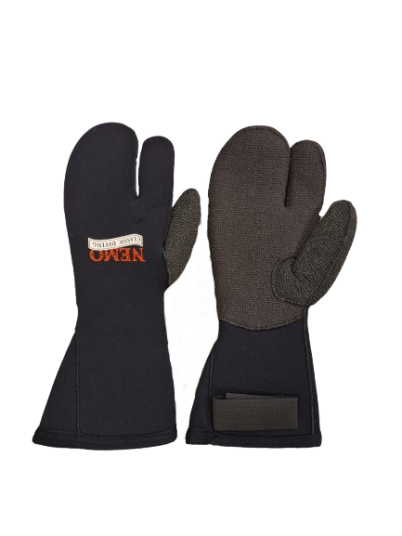 Nemo 3-finger m/kevlar 6,5 mm SVART XS