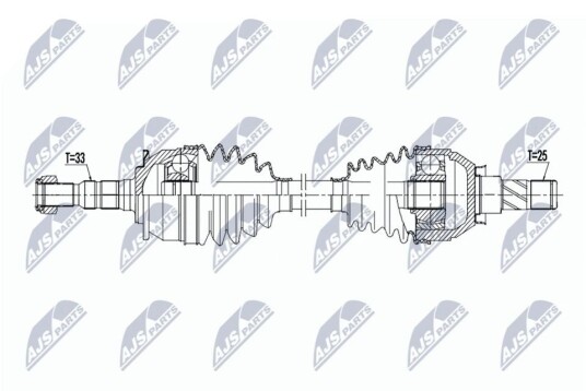 Nty Drivaksel NTY NPW PL 156 Nty Drivaksel NTY NPW PL 156