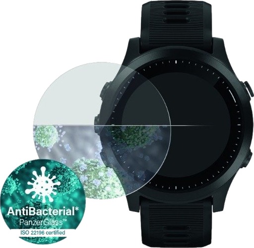 PanzerGlass Performance Smartklokke 42.5mm Herdet Glass Anti Bacterial - Gjennomsiktig