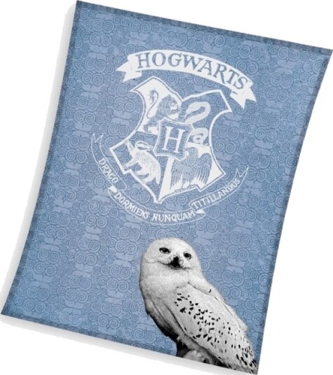 Harry Potter Hedwig Coral Fleece Tæppe 130 X 170 Cm
