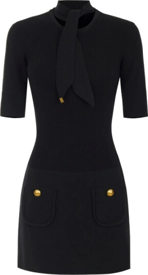 Elisabetta Franchi Dame Kjoler Svart XS, Elisabetta Franchi Dame Kjoler Svart XS,