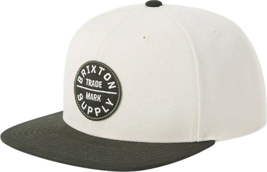 Brixton Oath Iii Snapback   Cream   ONE SIZE