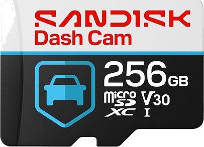 SANDISK Dash Cam Card microSD - 100MB/s - 256GB