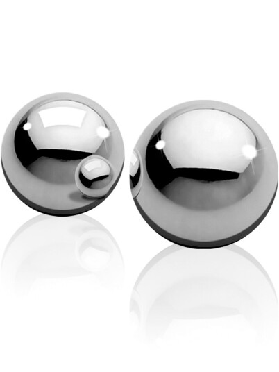 Shots Toys - Ouch! Ouch!: Heavy Weight Ben-Wa-Balls, sølv