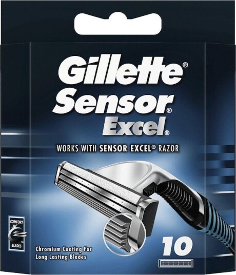 Gillette Sensor Excel Barberblad 10 stk Barberblader