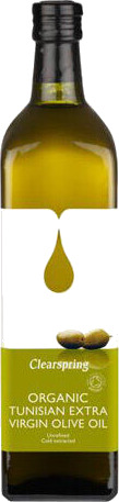 Clearspring Olivenolje Ekstra Jomfru Tunisia 1 Liter