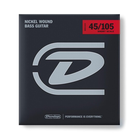 Dunlop Dbn45105s Bass Nkl Short Scale (045-105)