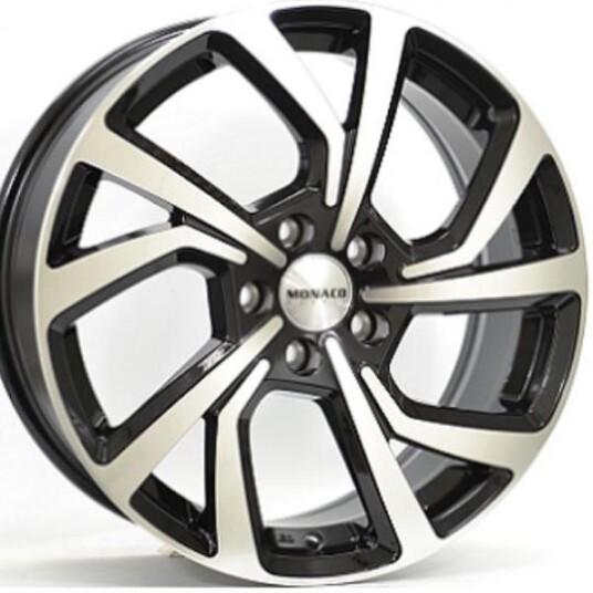 Monaco Pace Gloss Black Polished 7.5x18 5x108 ET45 B63.4