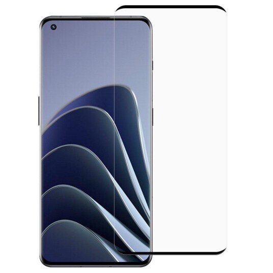 INCOVER OnePlus 11 / 10 Pro / 9 Pro Full-fit Skjermbeskytter - Herdet Glass - Svart Kant