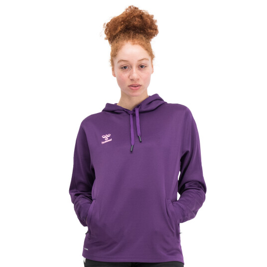 Hummel hmlCORE XK Poly Sweat Hoodie, hettegenser dame S Acai
