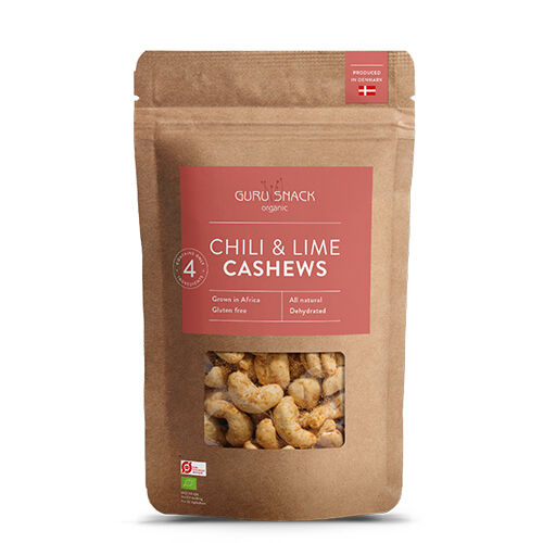 Guru Snack Cashews Chili & Lime 1 Stk Guru Snack Cashews Chili & Lime 1 Stk