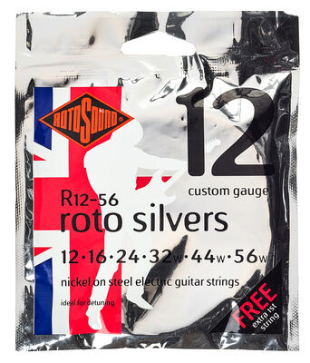 Rotosound Silvers 12-56 Nickel Strings Rotosound Silvers 12-56 Nickel Strings