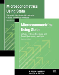 Cameron A. Colin Microeconometrics Using Stata Second Edition Volumes I and II